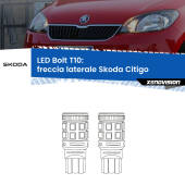 0 Freccia laterale LED Skoda Citigo  2011 in poi: T10 Bolt T10: LED Frecce Bolt Arancio (Coppia)