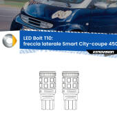 0 Freccia laterale LED Smart City-coupe 450 1998 - 2004: T10 Bolt T10: LED Frecce Bolt Arancio (Coppia)