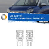 0 Freccia laterale LED Smart Fortwo 453 2014 in poi: T10 Bolt T10: LED Frecce Bolt Arancio (Coppia)