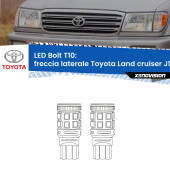 0 Freccia laterale LED Toyota Land cruiser J100 1998 - 2007: T10 Bolt T10: LED Frecce Bolt Arancio (Coppia)