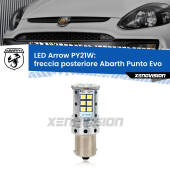 0 Freccia posteriore LED Abarth Punto Evo 2010 - 2014: PY21W Arrow PY21W: Lampadina frecce LED No-Hyperflash Arrow