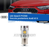 0 Freccia posteriore LED Audi A1 II 2019 in poi: PY21W Gear3 PY21W: Lampadina frecce LED No-Hyperflash Gear3