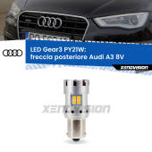 0 Freccia posteriore LED Audi A3 8V prima serie: PY21W Gear3 PY21W: Lampadina frecce LED No-Hyperflash Gear3