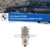 0 Freccia posteriore LED BMW X3 G01 2017 in poi: P21W Gear2 FINE SERIE: NO GARANZIA P21W: Lampadina frecce LED No-Hyperflash Gear2 FINE SERIE: NO GARANZIA