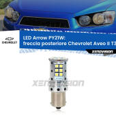 0 Freccia posteriore LED Chevrolet Aveo II T300 2011 - 2021: PY21W Arrow PY21W: Lampadina frecce LED No-Hyperflash Arrow
