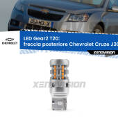 0 Freccia posteriore LED Chevrolet Cruze J300 2009 - 2019: T20 Gear2 FINE SERIE: NO GARANZIA T20: Lampadina frecce LED No-Hyperflash Gear2 FINE SERIE: NO GARANZIA
