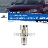 0 Freccia posteriore LED Chevrolet Lacetti J200 2002 - 2009: PY21W Gear3 PY21W: Lampadina frecce LED No-Hyperflash Gear3