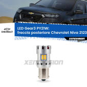0 Freccia posteriore LED Chevrolet Niva 2123 2002 - 2009: PY21W Gear3 PY21W: Lampadina frecce LED No-Hyperflash Gear3