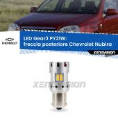 0 Freccia posteriore LED Chevrolet Nubira  2005 - 2011: PY21W Gear3 PY21W: Lampadina frecce LED No-Hyperflash Gear3