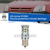0 Freccia posteriore LED Citroën Berlingo 1996 - 2007: PY21W Arrow PY21W: Lampadina frecce LED No-Hyperflash Arrow