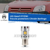 0 Freccia posteriore LED Citroën Berlingo 1996 - 2007: PY21W Gear3 PY21W: Lampadina frecce LED No-Hyperflash Gear3