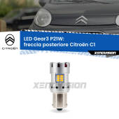 0 Freccia posteriore LED Citroën C1 2005 - 2013: P21W Gear3 P21W: Lampadina frecce LED No-Hyperflash Gear3 raffreddata a ventola