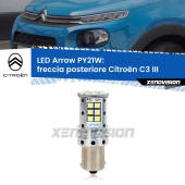 0 Freccia posteriore LED Citroën C3 III 2016 in poi: PY21W Arrow PY21W: Lampadina frecce LED No-Hyperflash Arrow