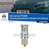 0 Freccia posteriore LED Citroën C4 Cactus 2014 in poi: PY21W Arrow PY21W: Lampadina frecce LED No-Hyperflash Arrow