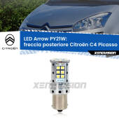 0 Freccia posteriore LED Citroën C4 Picasso 2006 - 2013: PY21W Arrow PY21W: Lampadina frecce LED No-Hyperflash Arrow