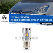0 Freccia posteriore LED Citroën C4 Picasso 2006 - 2013: PY21W Gear3 PY21W: Lampadina frecce LED No-Hyperflash Gear3