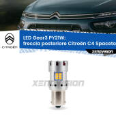 0 Freccia posteriore LED Citroën C4 Spacetourer  restyling: PY21W Gear3 PY21W: Lampadina frecce LED No-Hyperflash Gear3
