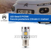 0 Freccia posteriore LED Citroën E-mehari  2016 in poi: PY21W Gear3 PY21W: Lampadina frecce LED No-Hyperflash Gear3