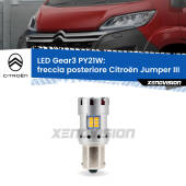 0 Freccia posteriore LED Citroën Jumper III in poi: PY21W Gear3 PY21W: Lampadina frecce LED No-Hyperflash Gear3