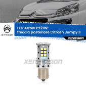 0 Freccia posteriore LED Citroën Jumpy II 2006 - 2015: PY21W Arrow PY21W: Lampadina frecce LED No-Hyperflash Arrow