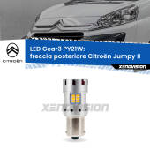0 Freccia posteriore LED Citroën Jumpy II 2006 - 2015: PY21W Gear3 PY21W: Lampadina frecce LED No-Hyperflash Gear3