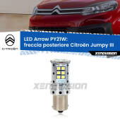 0 Freccia posteriore LED Citroën Jumpy III 2016 in poi: PY21W Arrow PY21W: Lampadina frecce LED No-Hyperflash Arrow