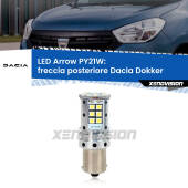 0 Freccia posteriore LED Dacia Dokker 2012 in poi: PY21W Arrow PY21W: Lampadina frecce LED No-Hyperflash Arrow