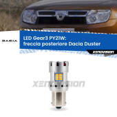 0 Freccia posteriore LED Dacia Duster prima serie: PY21W Gear3 PY21W: Lampadina frecce LED No-Hyperflash Gear3