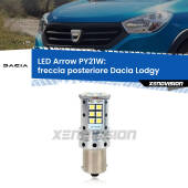0 Freccia posteriore LED Dacia Lodgy 2012 in poi: PY21W Arrow PY21W: Lampadina frecce LED No-Hyperflash Arrow