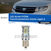 0 Freccia posteriore LED Dacia Logan II 2012 in poi: PY21W Arrow PY21W: Lampadina frecce LED No-Hyperflash Arrow