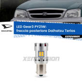 0 Freccia posteriore LED Daihatsu Terios faro bianco: PY21W Gear3 PY21W: Lampadina frecce LED No-Hyperflash Gear3