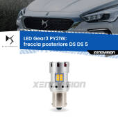 0 Freccia posteriore LED DS DS 5 2015 in poi: PY21W Gear3 PY21W: Lampadina frecce LED No-Hyperflash Gear3