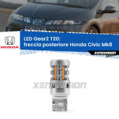 0 Freccia posteriore LED Honda Civic Mk8 2005 - 2010: T20 Gear2 FINE SERIE: NO GARANZIA T20: Lampadina frecce LED No-Hyperflash Gear2 FINE SERIE: NO GARANZIA
