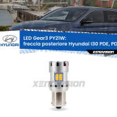 0 Freccia posteriore LED Hyundai I30 PDE, PD, PDEN 2016 in poi: PY21W Gear3 PY21W: Lampadina frecce LED No-Hyperflash Gear3