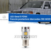 0 Freccia posteriore LED Mercedes 190 W201 1982 - 1993: P21W Gear3 P21W: Lampadina frecce LED No-Hyperflash Gear3 raffreddata a ventola