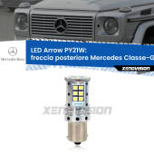 0 Freccia posteriore LED Mercedes Classe-G W463 faro bianco: PY21W Arrow PY21W: Lampadina frecce LED No-Hyperflash Arrow