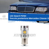0 Freccia posteriore LED Mercedes Classe-S W140 faro giallo: P21W Gear3 P21W: Lampadina frecce LED No-Hyperflash Gear3 raffreddata a ventola
