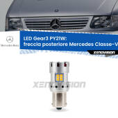 0 Freccia posteriore LED Mercedes Classe-V 638/2 1996 - 2003: PY21W Gear3 PY21W: Lampadina frecce LED No-Hyperflash Gear3