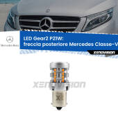0 Freccia posteriore LED Mercedes Classe-V W447 2014 in poi: P21W Gear2 FINE SERIE: NO GARANZIA P21W: Lampadina frecce LED No-Hyperflash Gear2 FINE SERIE: NO GARANZIA