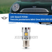 0 Freccia posteriore LED Mini One R50 R52 R53 2006 - 2006: P21W Gear3 P21W: Lampadina frecce LED No-Hyperflash Gear3 raffreddata a ventola