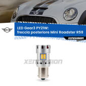 0 Freccia posteriore LED Mini Roadster R59 2012 - 2015: PY21W Gear3 PY21W: Lampadina frecce LED No-Hyperflash Gear3