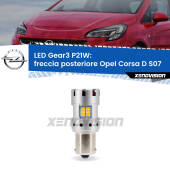 0 Freccia posteriore LED Opel Corsa D S07 faro giallo: P21W Gear3 P21W: Lampadina frecce LED No-Hyperflash Gear3 raffreddata a ventola