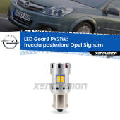 0 Freccia posteriore LED Opel Signum  2003 - 2008: PY21W Gear3 PY21W: Lampadina frecce LED No-Hyperflash Gear3