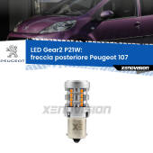 0 Freccia posteriore LED Peugeot 107 2005 - 2014: P21W Gear2 FINE SERIE: NO GARANZIA P21W: Lampadina frecce LED No-Hyperflash Gear2 FINE SERIE: NO GARANZIA
