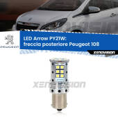 0 Freccia posteriore LED Peugeot 108 2014 - 2021: PY21W Arrow PY21W: Lampadina frecce LED No-Hyperflash Arrow