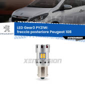 0 Freccia posteriore LED Peugeot 108 2014 - 2021: PY21W Gear3 PY21W: Lampadina frecce LED No-Hyperflash Gear3