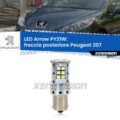 0 Freccia posteriore LED Peugeot 207 2006 - 2015: PY21W Arrow PY21W: Lampadina frecce LED No-Hyperflash Arrow