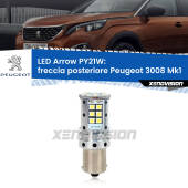 0 Freccia posteriore LED Peugeot 3008 Mk1 2008 - 2015: PY21W Arrow PY21W: Lampadina frecce LED No-Hyperflash Arrow