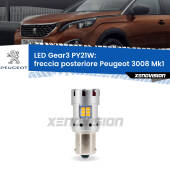 0 Freccia posteriore LED Peugeot 3008 Mk1 2008 - 2015: PY21W Gear3 PY21W: Lampadina frecce LED No-Hyperflash Gear3