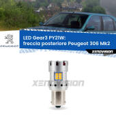 0 Freccia posteriore LED Peugeot 306 Mk2 1997 - 1999: PY21W Gear3 PY21W: Lampadina frecce LED No-Hyperflash Gear3